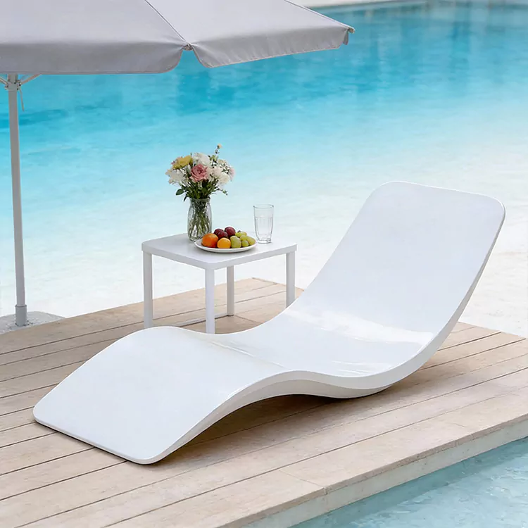S Shaped All Weather FRP Daybed